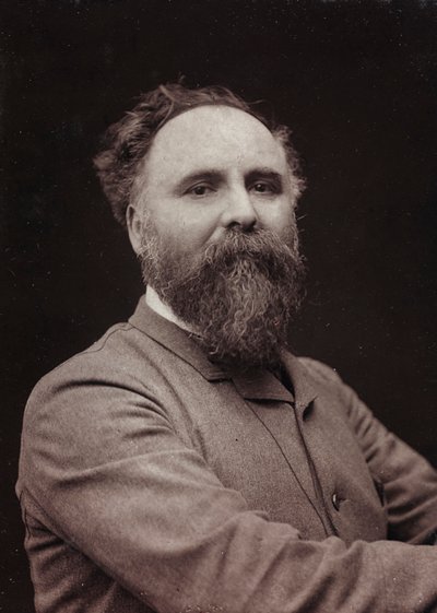Album Artistique et Biographique, 5me année, Salon 1885; retrato del pintor francés Diogène Ulysse Napoléon Maillart (1840-1926) de Charles Michelez