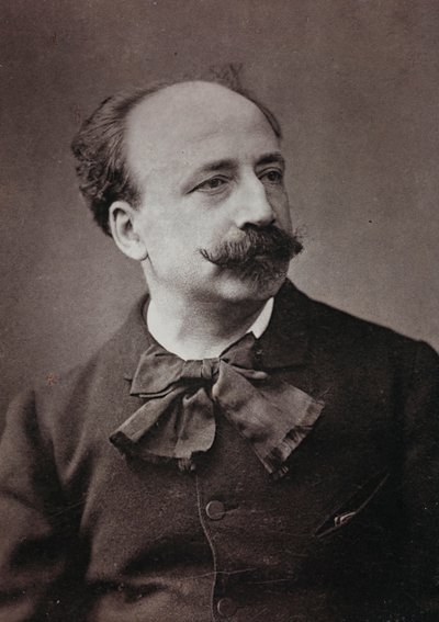 Album Artistique et Biographique, 5me année, Salon 1885; retrato del pintor francés Louis Deschamps (1846-1902) de Charles Michelez