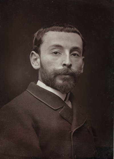 Album Artistique et Biographique, 6me année, Salon 1885; retrato del pintor francés Alexandre Bloch (1862-1906) de Charles Michelez