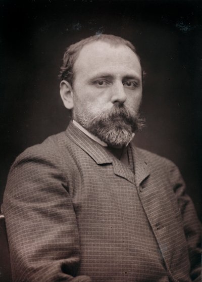 Album Artistique et Biographique, 6me année, Salon 1885; retrato del pintor Edouard Jean Dambourgez (1844-1931) de Charles Michelez