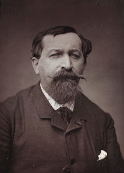 Album Artistique et Biographique, 6me année, Salon 1885; retrato del pintor Joseph Emile Gridel (1839-1901) de Charles Michelez