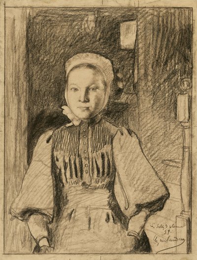 Una joven campesina de la Vendée de Charles Milcendeau