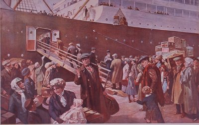 Emigrantes rumbo a Canadá parten de Liverpool de Charles Mills Sheldon