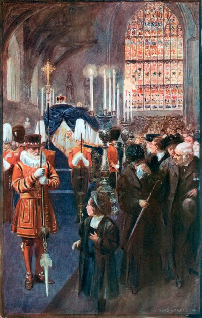 El Lying-in-State del Rey Eduardo VII de Charles Mills Sheldon