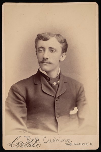 Retrato de Frank Hamilton Cushing 1857-1900, antes de 1893 de Charles Milton Bell