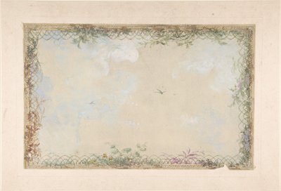 Diseños para techos con nubes y pájaros de Charles Monblond