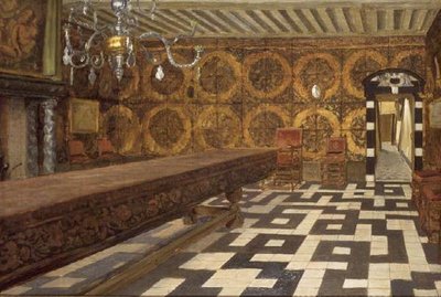 Una habitación en el Museo Plantin, Amberes de Charles Napier Hemy
