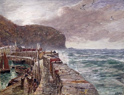 Muelle de Clovelly de Charles Napier Hemy