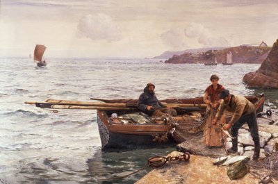 Cebo del cangrejero de Charles Napier Hemy