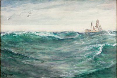 Fuera de Fowey; Viento del Oeste de Charles Napier Hemy