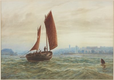 Frente a North Shields de Charles Napier Hemy