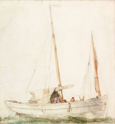 Barco de vela de Charles Napier Hemy