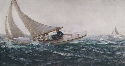 Navegando libre de Charles Napier Hemy
