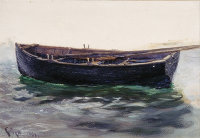 Estudio de Barco de Charles Napier Hemy