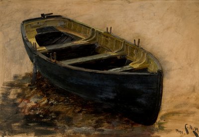 Estudio de un barco, 1901 de Charles Napier Hemy