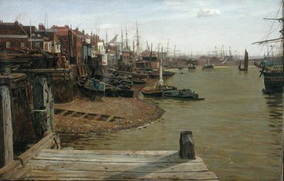 El Támesis en Limehouse de Charles Napier Hemy