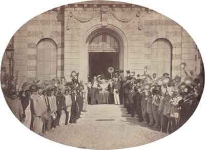 Asilo Imperial de Vincennes: el 15 de agosto, el saludo al Emperador de Charles Nègre