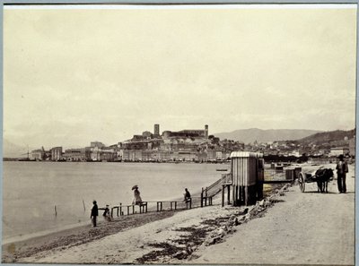 Playa de Cannes - Fotografía de Charles Nègre de Charles Nègre