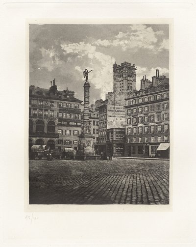 Plancha V – Place du Châtelet de Charles Nègre, André Jammes