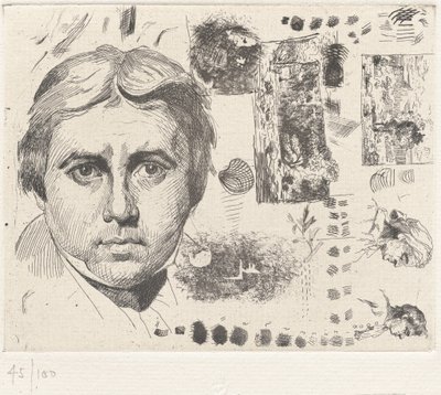 Retrato de Ingres de Charles Nègre, André Jammes