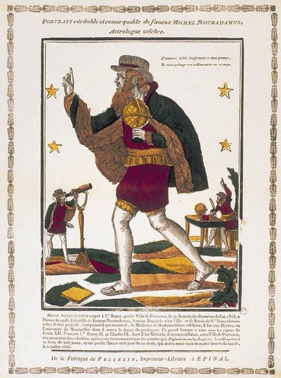Michel de Nostredame 1503-1566, c. 1810 de Charles Nicolas Canivet
