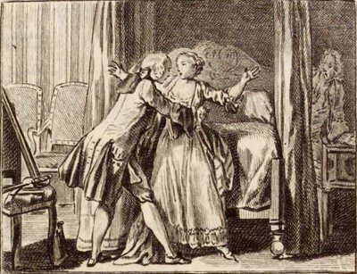 El Orejero y el Fijador de Moldes de Charles Nicolas Cochin