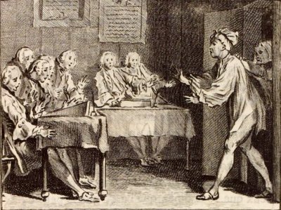El Rey Candaule y el Maestro de la Ley de Charles Nicolas Cochin