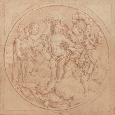Alegoría de la fama de Charles Nicolas Cochin II