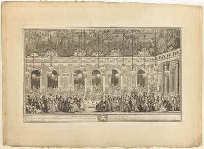Decoración para un baile de máscaras ofrecido por el Rey de Charles Nicolas Cochin I