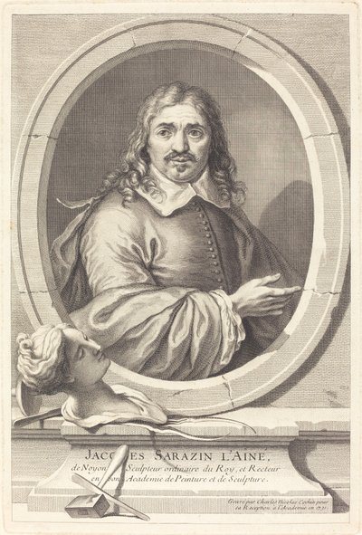 Jacques Sarazin el Viejo de Charles Nicolas Cochin I