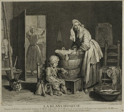 La lavandera de Charles Nicolas Cochin I