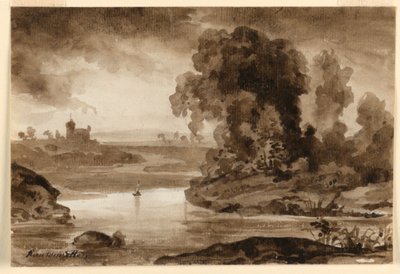 Un paisaje de Charles Nicolas Ransonnette