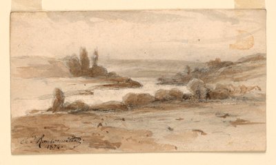 Un paisaje de Charles Nicolas Ransonnette