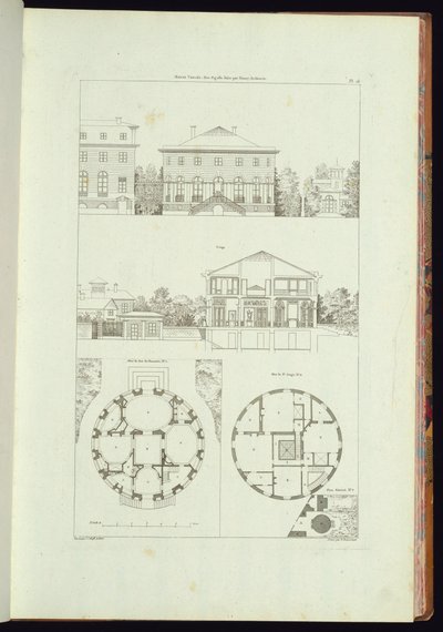 Impresión encuadernada (Francia) de Charles Nicolas Ransonnette