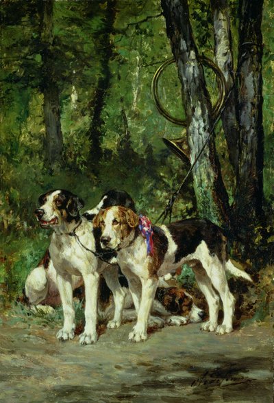 Una jauría de perros de Charles Oliver de Penne