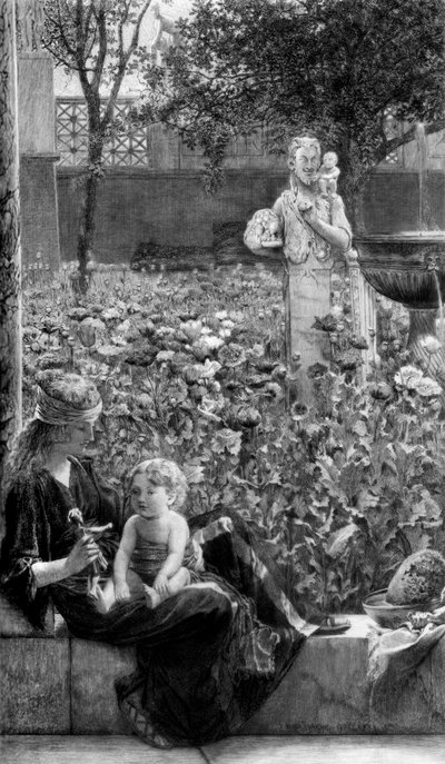 Afectos Infantiles, c1880-1882 de Charles Olivier Murray