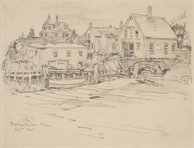 Boothbay Harbor, Maine, 1923 de Charles P. Reiffel