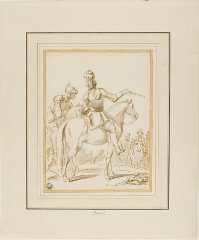 Caballeros a caballo de Charles Parrocel