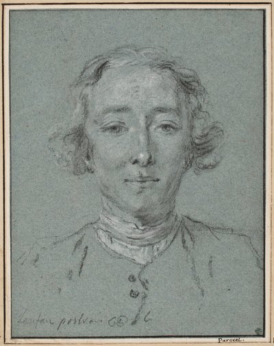 Retrato del artista Pierre Lenfant de Charles Parrocel