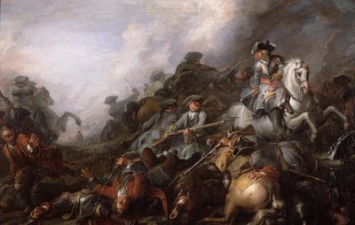 La carga de la caballería (óleo sobre lienzo) de Charles Parrocel