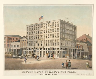 Hotel Howard, Broadway, Nueva York de Charles Parsons