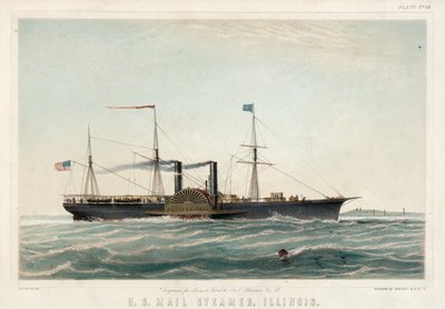 Barco de vapor U.S. Mail, Illinois de Charles Parsons