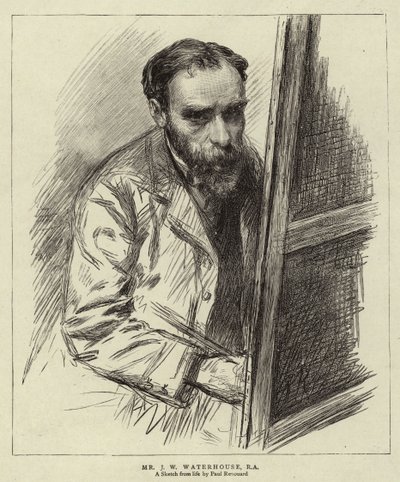 Mr J W Waterhouse, RA de Charles Paul (after) Renouard