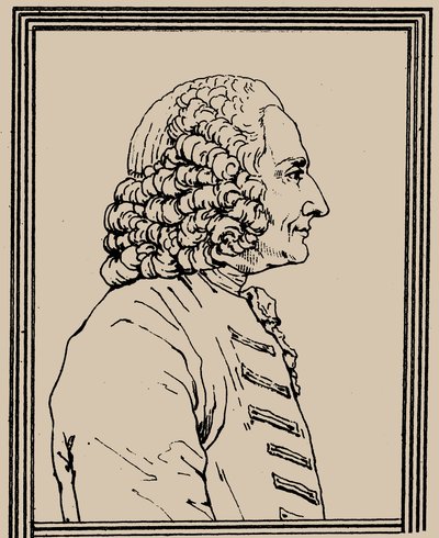Retrato del compositor Jean-Philippe Rameau de Charles Paul Landon