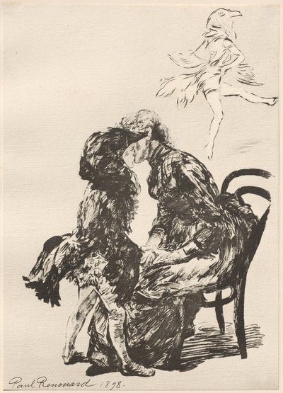 antes del ballet de Charles Paul Renouard