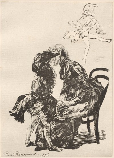 Antes del Ballet, 1898 de Charles Paul Renouard