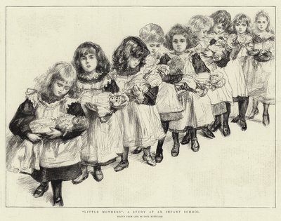 Pequeñas madres, un estudio en una escuela infantil de Charles Paul Renouard