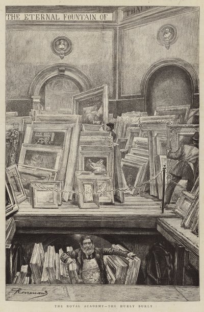 La Real Academia, el Alboroto de Charles Paul Renouard