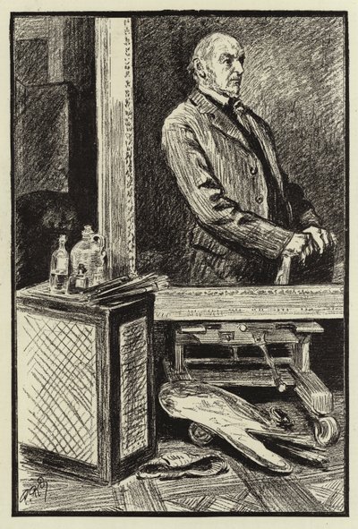 El estudio de Frank Holl de Charles Paul Renouard