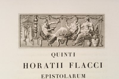 Página de Quintus Horatius Flaccus de Charles Percier